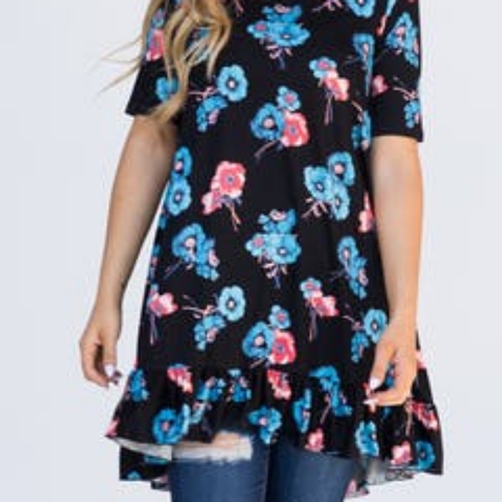 Ruffle tunic